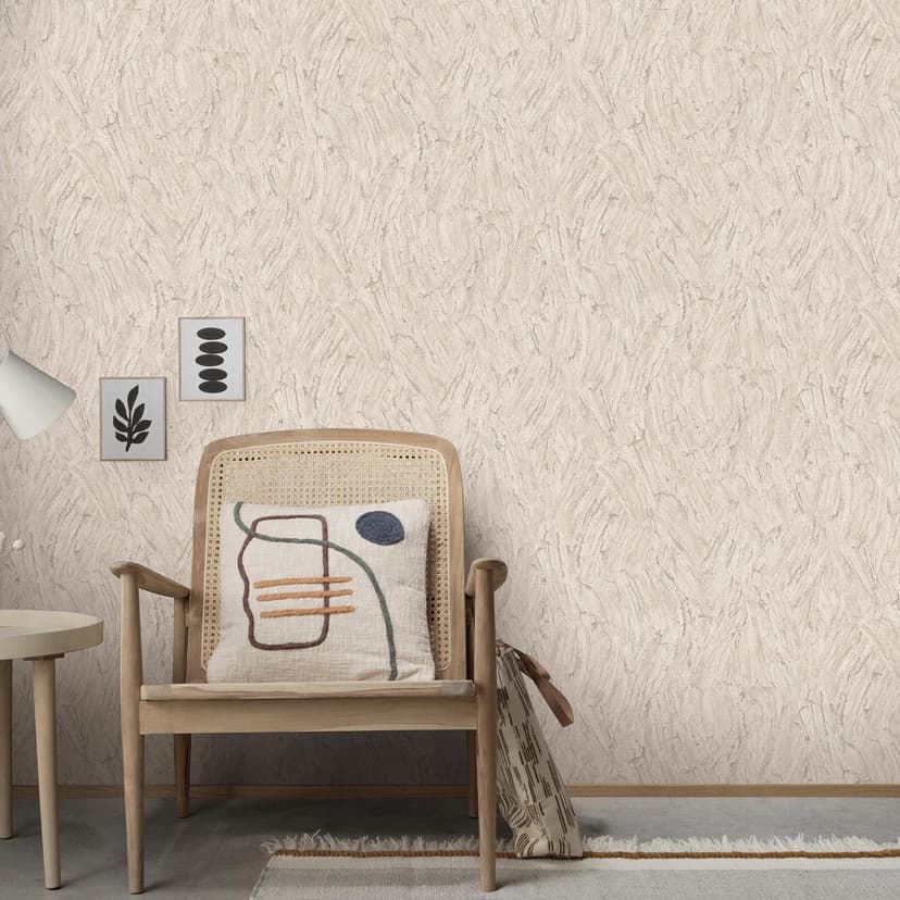 Carta da parati in tessuto non tessuto Erismann Focus beige