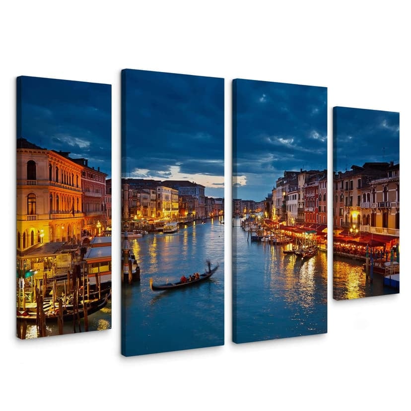 Canal Grande a Venezia (4 parti)