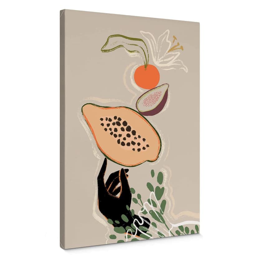 Stampa su tela Arty Guava - Papaya Balance
