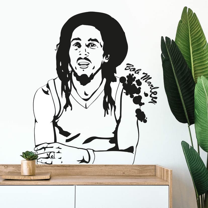 Adesivo murale - Bob Marley 2