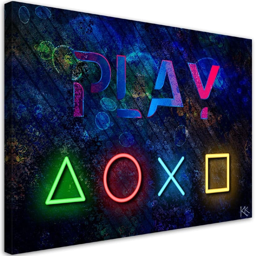 Stampe su tela, Iscrizioni su console di gioco per giocatori