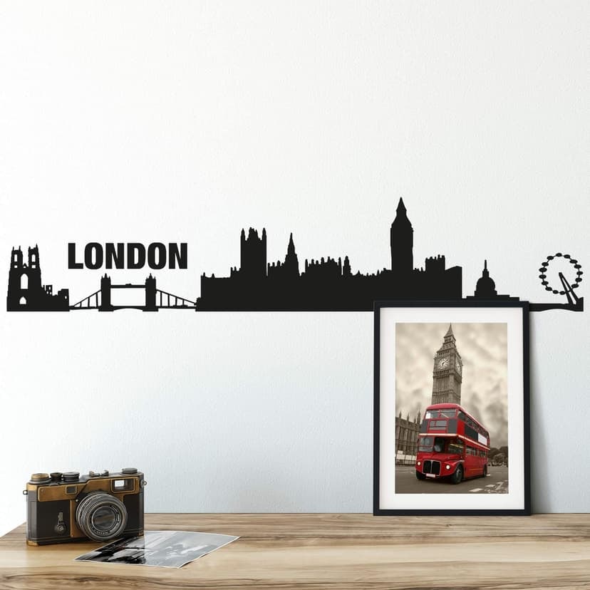 Adesivo murale - Profilo di Londra
