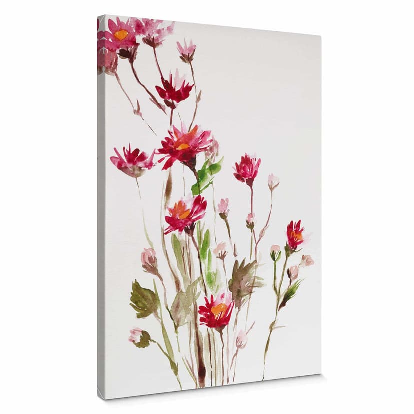 Stampa su tela - Fiore di campo illustrato