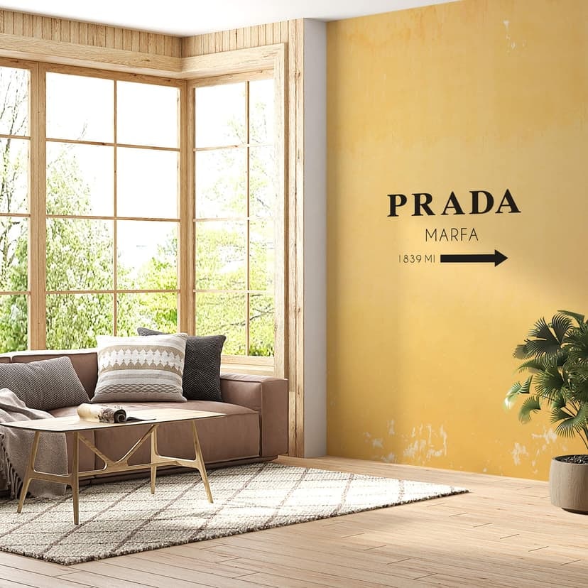 Adesivo murale - Prada Marfa
