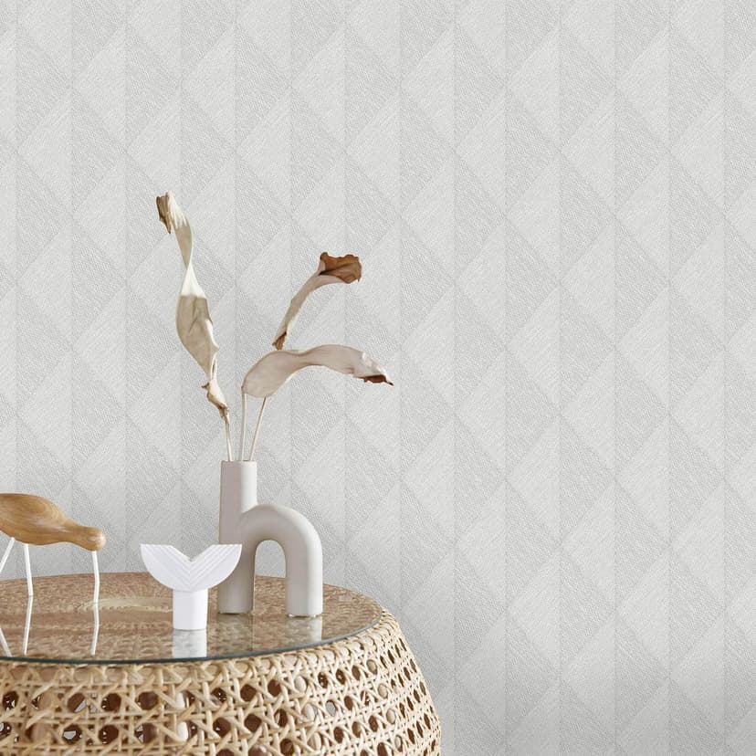 Guido Maria Kretschmer Carta da parati grafica Woven Whisper Fashion for Walls 5 grigio chiaro