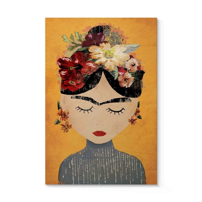 Stampa su legno Treechild - Frida