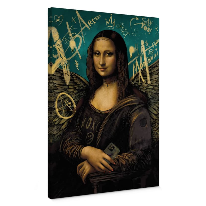 Stampa su tela Mona Lisa - modern