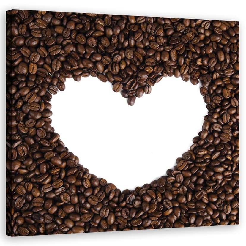 Stampe su tela, cuore di caffè