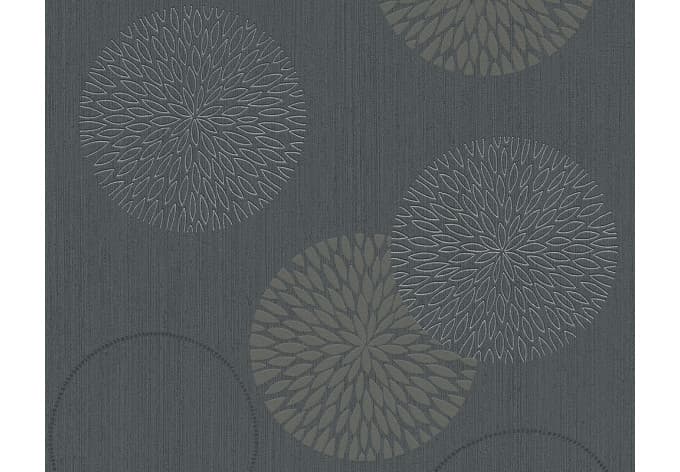 A.S. Création - carta da parati in TNT Spot 2 colore grigio, nero
