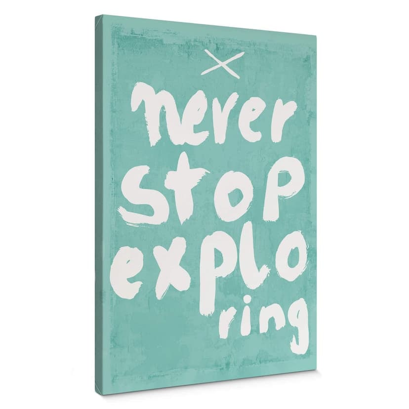 Stampa su tela Treechild - Never Stop Exploring