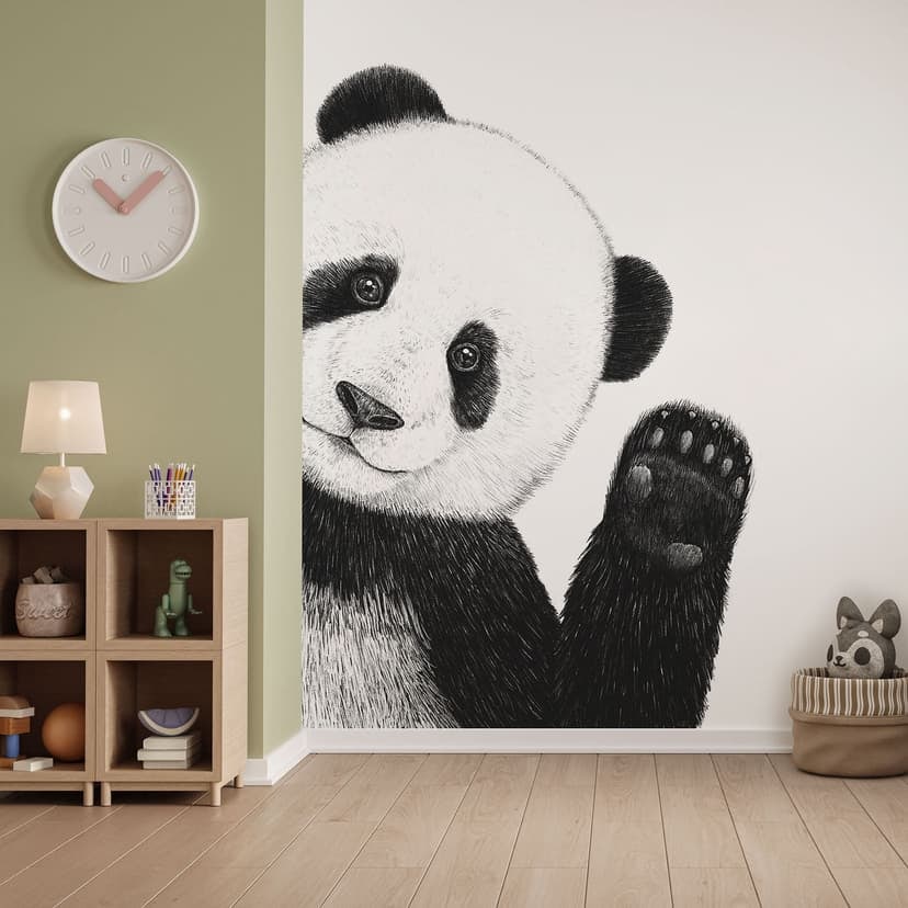 Fotomurale sul panda ondeggiante - Korenkova