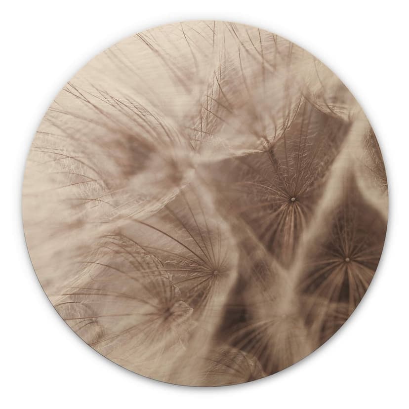 Stampa su legno - Soffione tondo