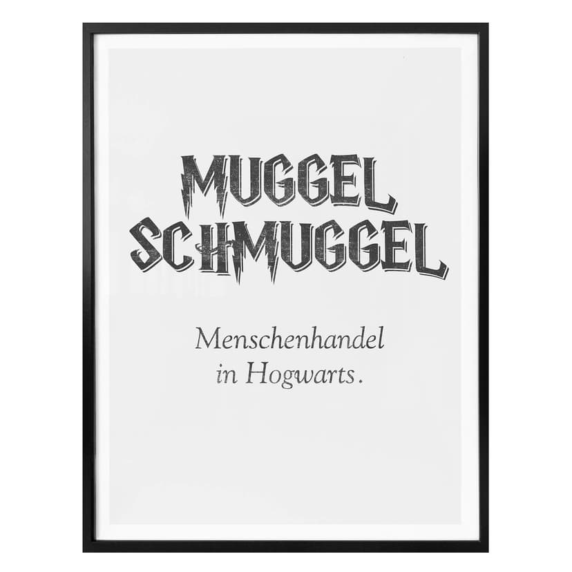 Poster - Muggel Schmuggel - Babbani