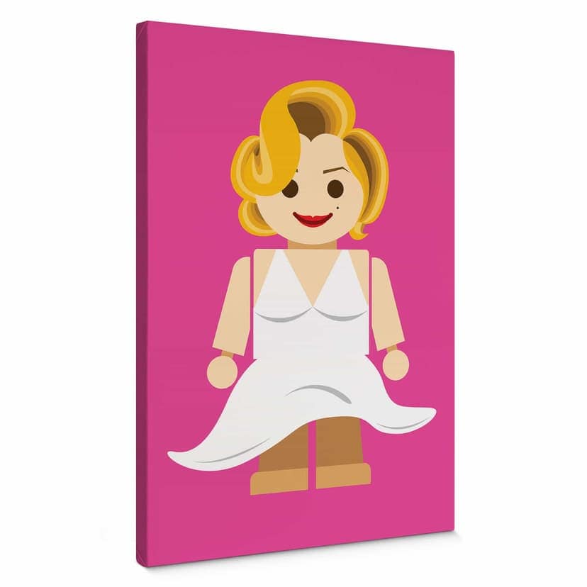 Stampa su tela Gomes - Marilyn Monroe