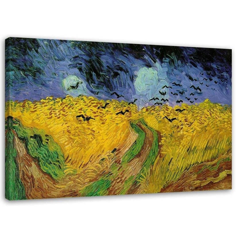 Stampe su tela, Campo di grano con corvi - Vincent van Gogh