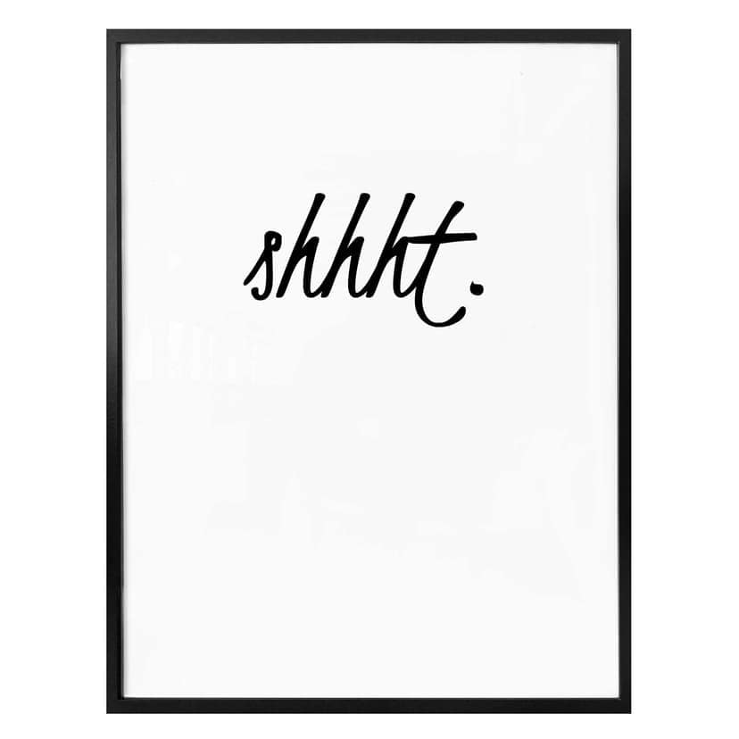 Poster - Shhht