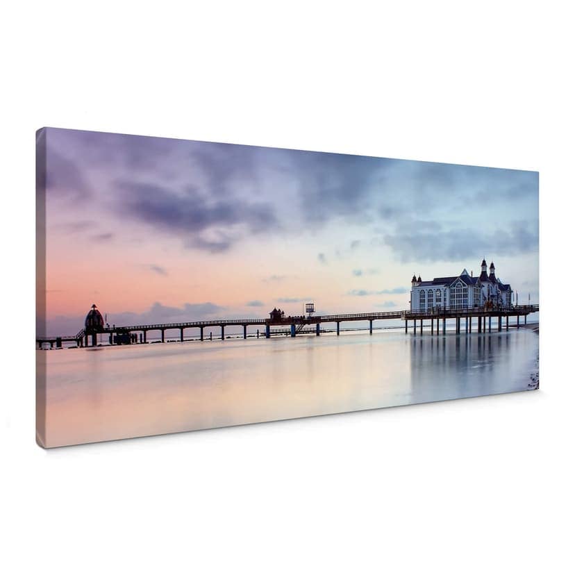 Il ponte sul mare a Sellin - panoramica
