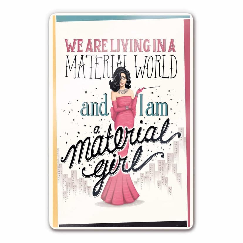 Glasbild Tohmé - Material Girl