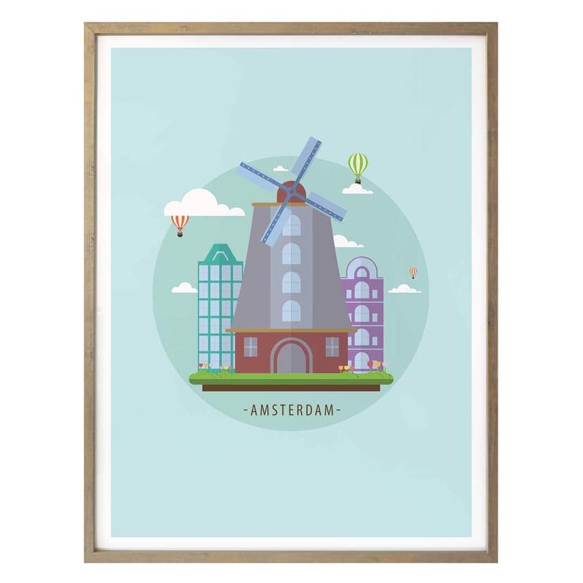 Poster - Visitare Amsterdam