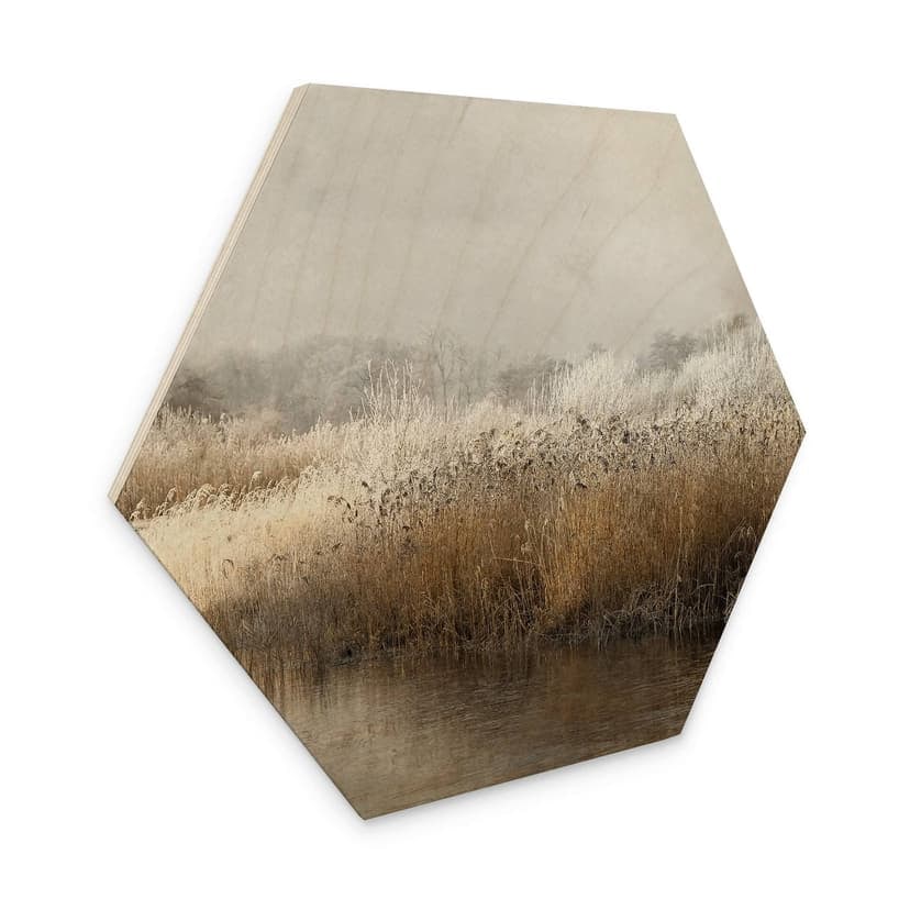 Esagono in legno Talen - Mattino d'inverno