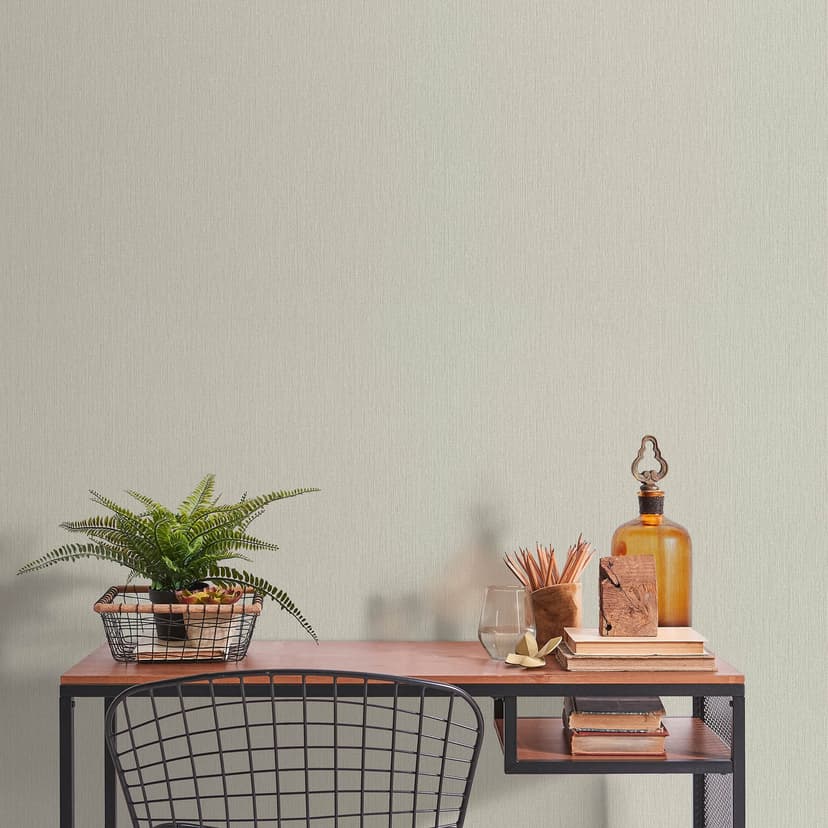 Guido Maria Kretschmer Carta da parati unitaria Echo & Soft Loom Fashion for Walls 5 grigio chiaro