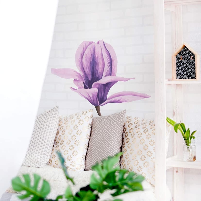 Adesivo murale - Fiore magnolia