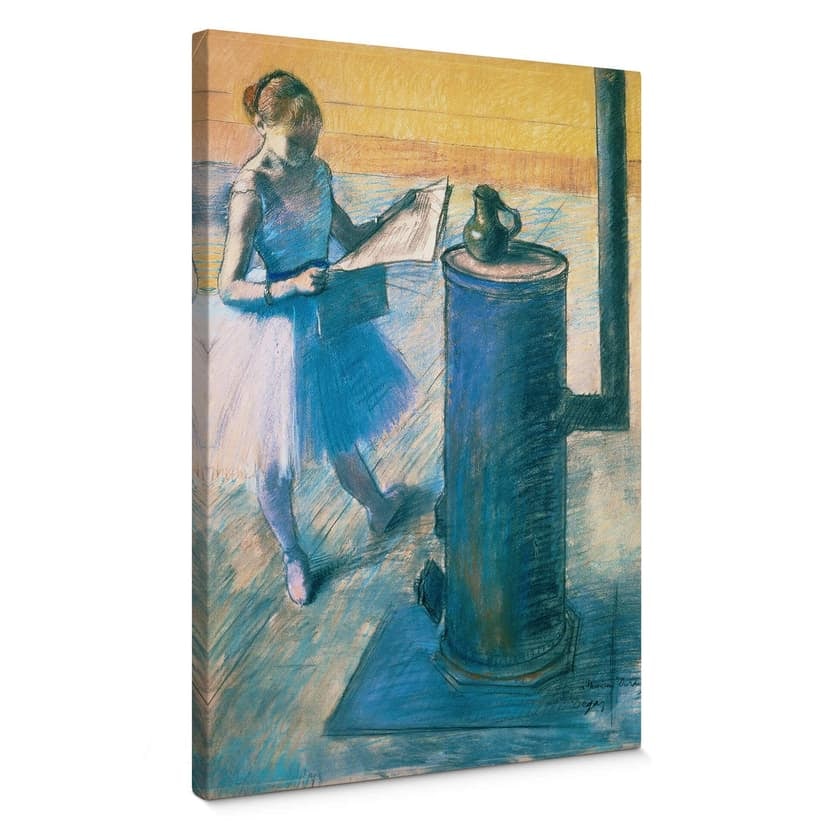 Degas - Ballerina che legge il giornale