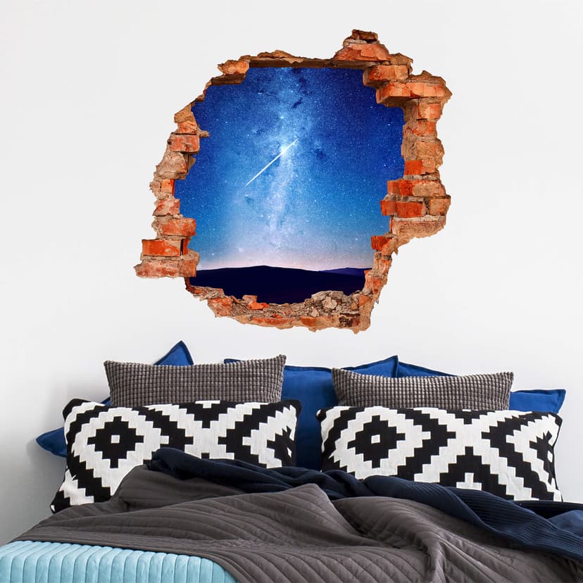 Adesivo 3D – Stelle cadenti