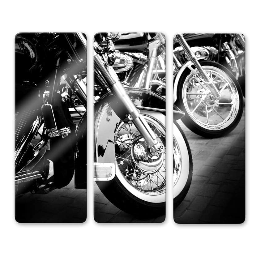 Ruote di motociclette (3 parti)