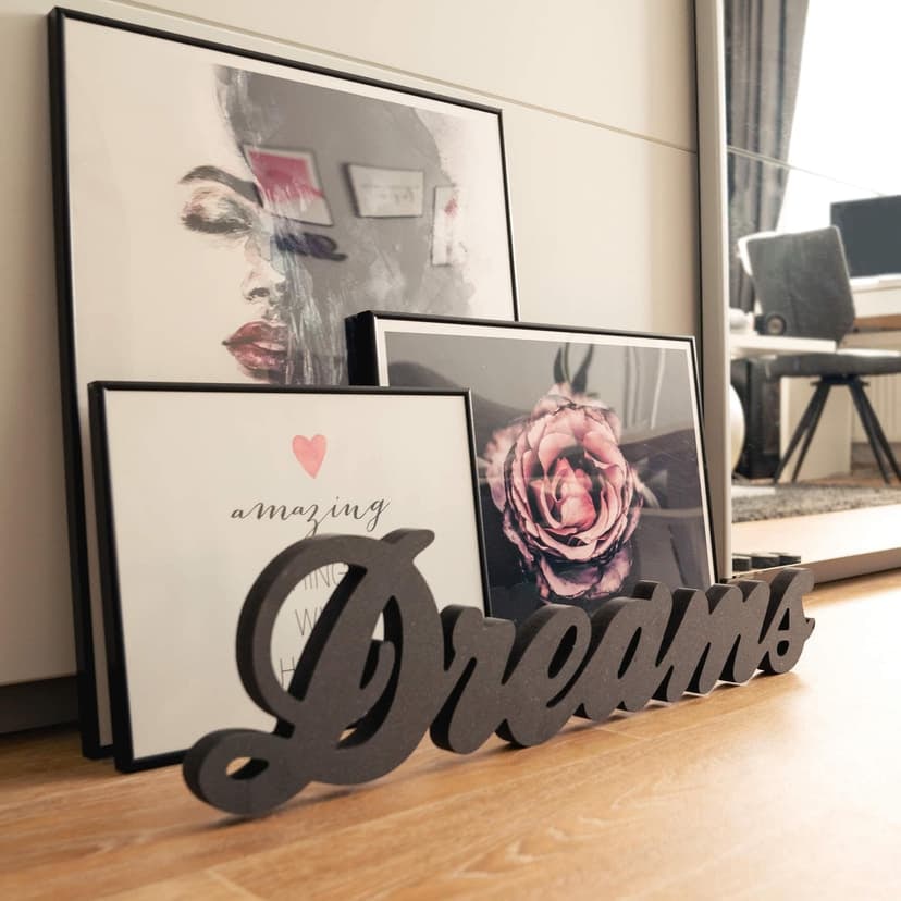 Lettere in legno MDF Dreams 2