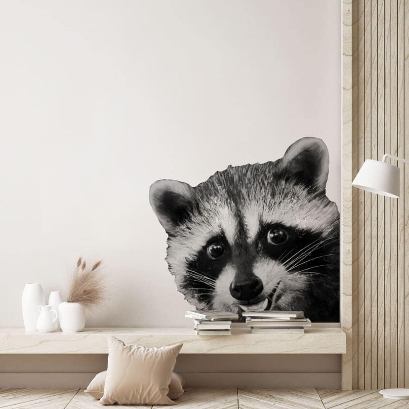 Racoon - Adesivo murale di Graves