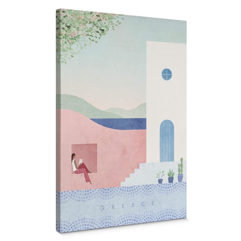 Stampa su tela Rivers - Grecia