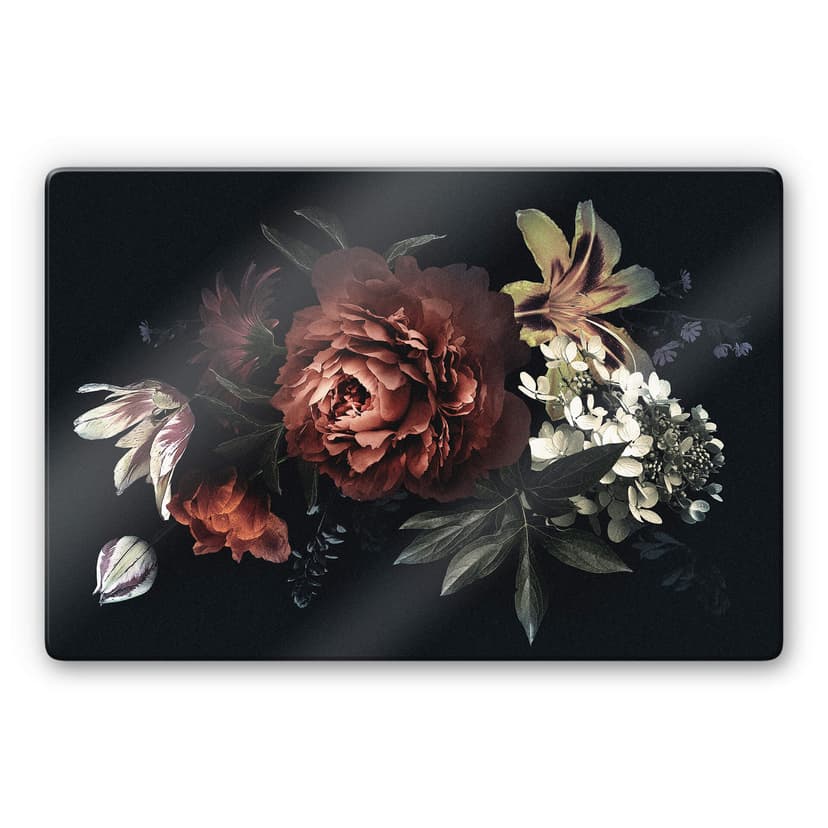 Stampa su vetro - Bouquet di fiori