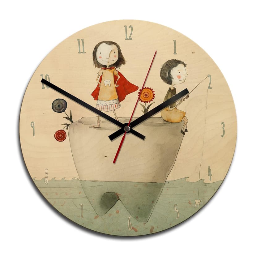 Orologio in legno Loske - Dentino