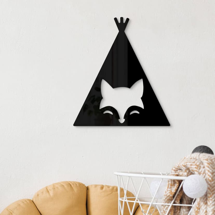 Decoro in acrilico Tipi - Volpe