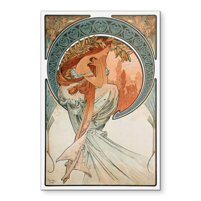 Stampe per pareti - Quattro arti: Poesia - Alu-Dibond