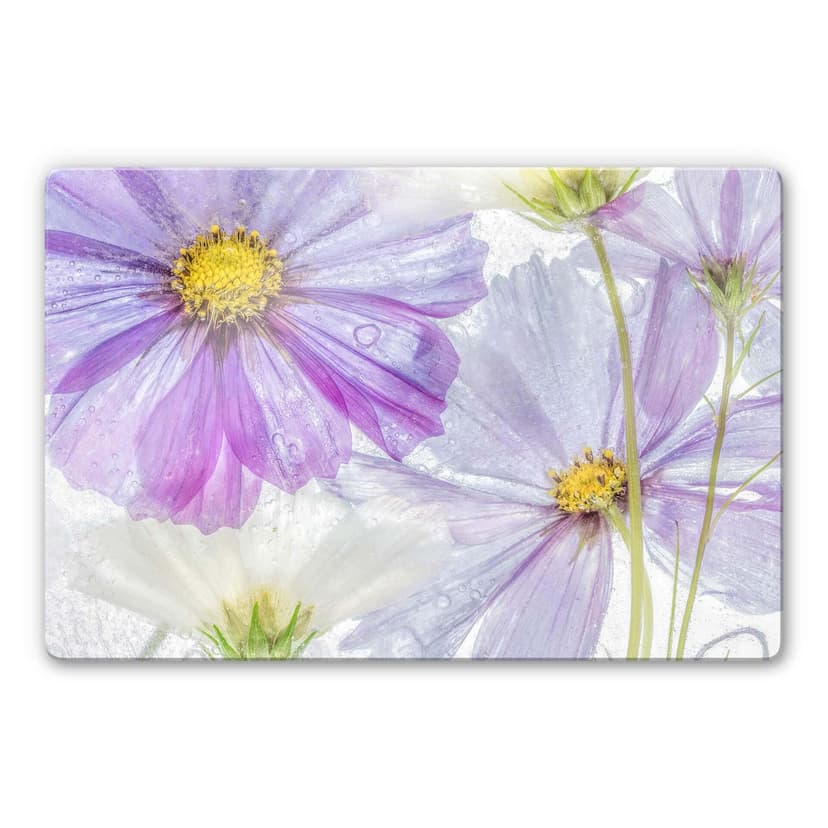 Stampa su vetro Disher - Frozen Flowers