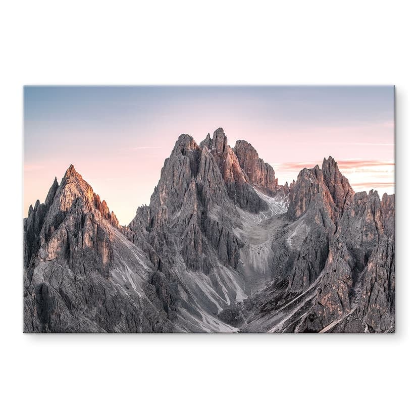 Stampa su vetro acrilico Alta montagna - Ling