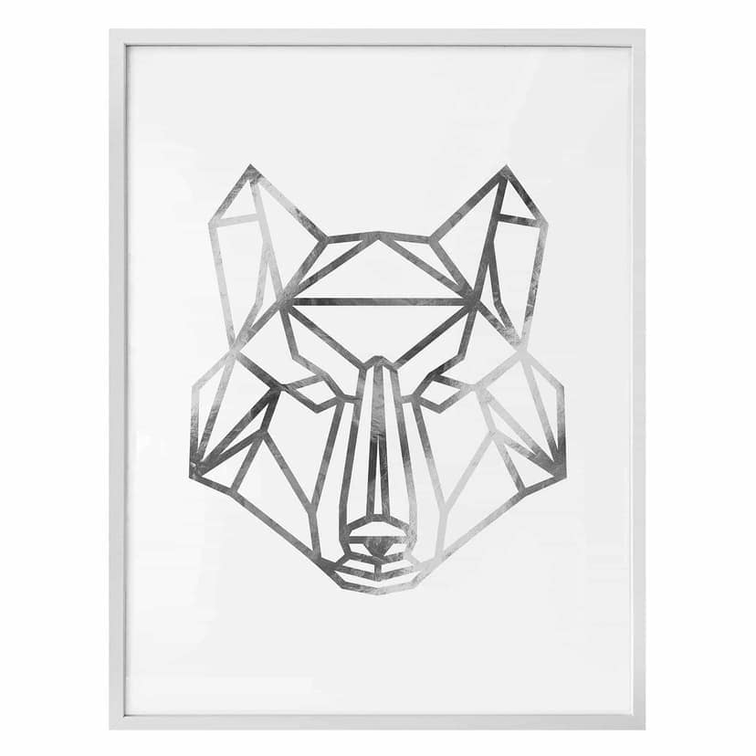Poster origami - Lupo