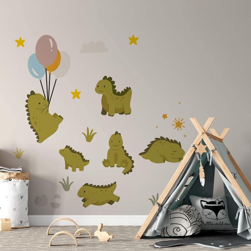Adesivo murale - Dino party
