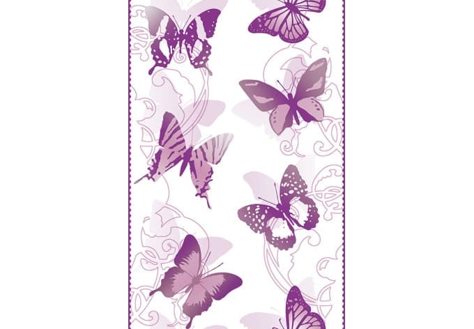 Pannello decorativo Livingwalls pop.up Panel colore violetto, bianco