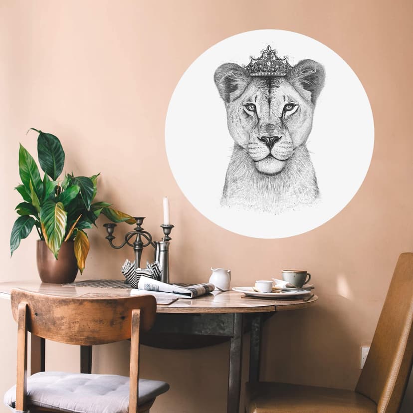 Adesivo murale Korenkova - Lioness Queen