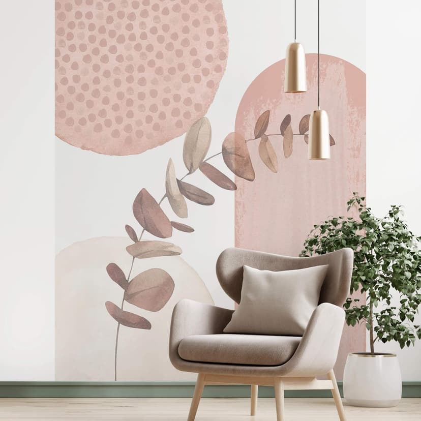 Fotomurale Moss - Abstract Pink