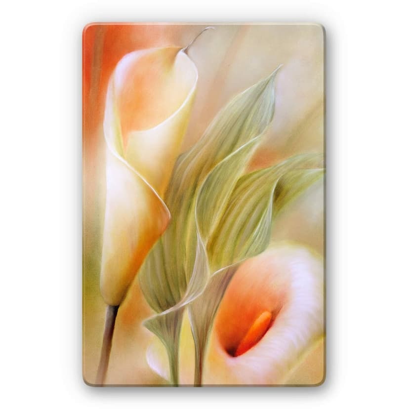 Glasbild Schmucker - Callas