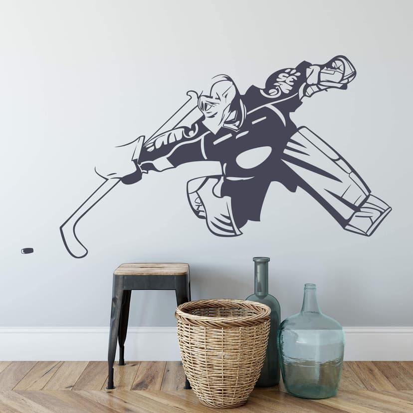 Adesivo murale - hockey su ghiaccio 04