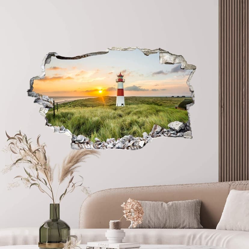 Adesivo 3D - Faro di Sylt