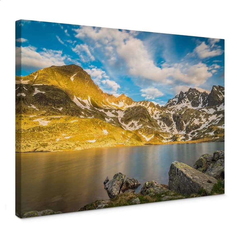 Stampa su tela Huber - Lago suretta