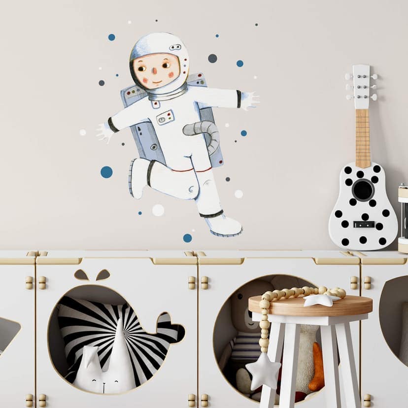 Adesivo murale - J. Loske - astronauta