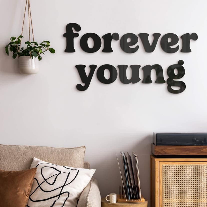 Decoro in acrilico Forever Young