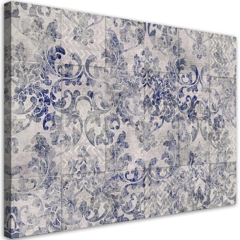Stampe su tela, Mosaico blu